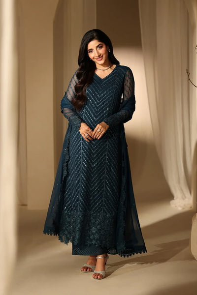 LAAM Highly Embroidered Chiffon Suit