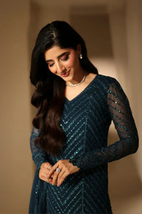 LAAM Highly Embroidered Chiffon Suit