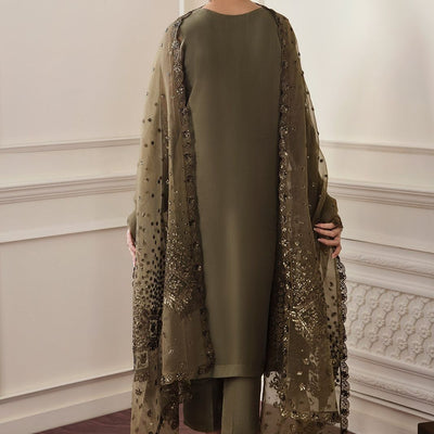 BAROQUE Highly Embroidered (Unstiched) suit